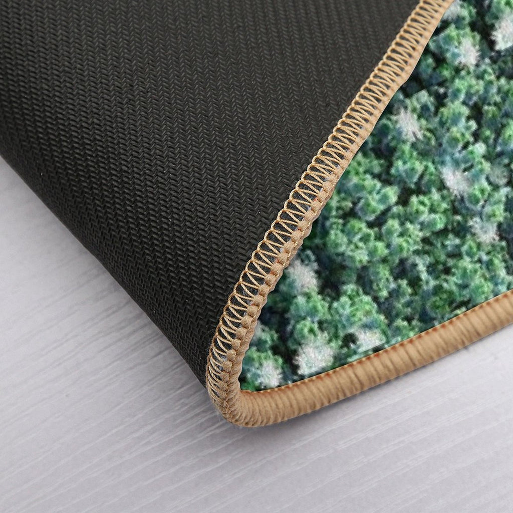 Some Beautiful White Flowers  Non-Slip Bath Mat