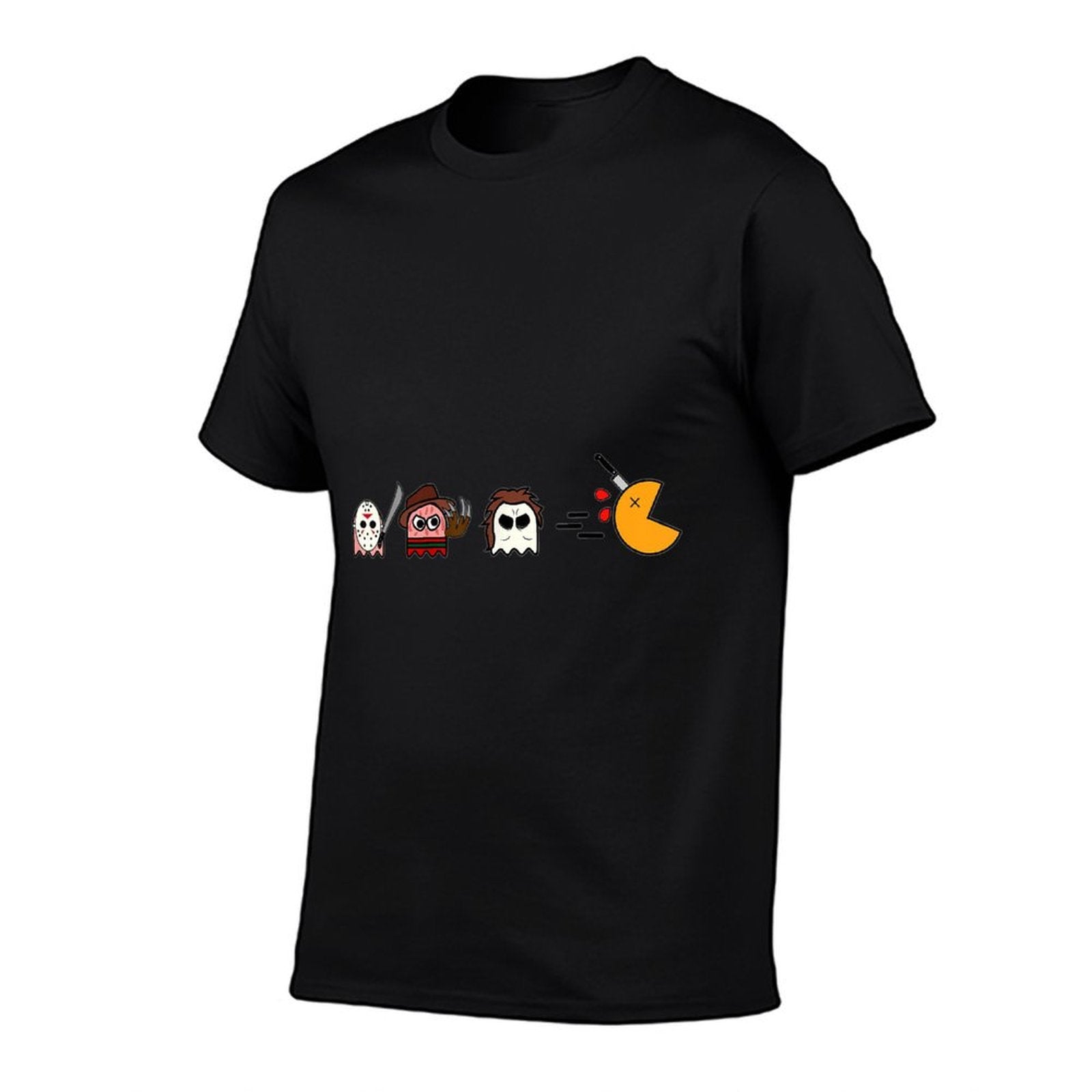 Funny Ghosts Parody Halloween Gamer 80s Horror Movies  Durable T-Shirt