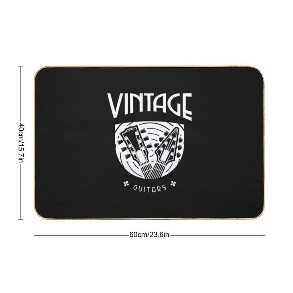 Vintage Guitars  Anti-Trip Bath Mat