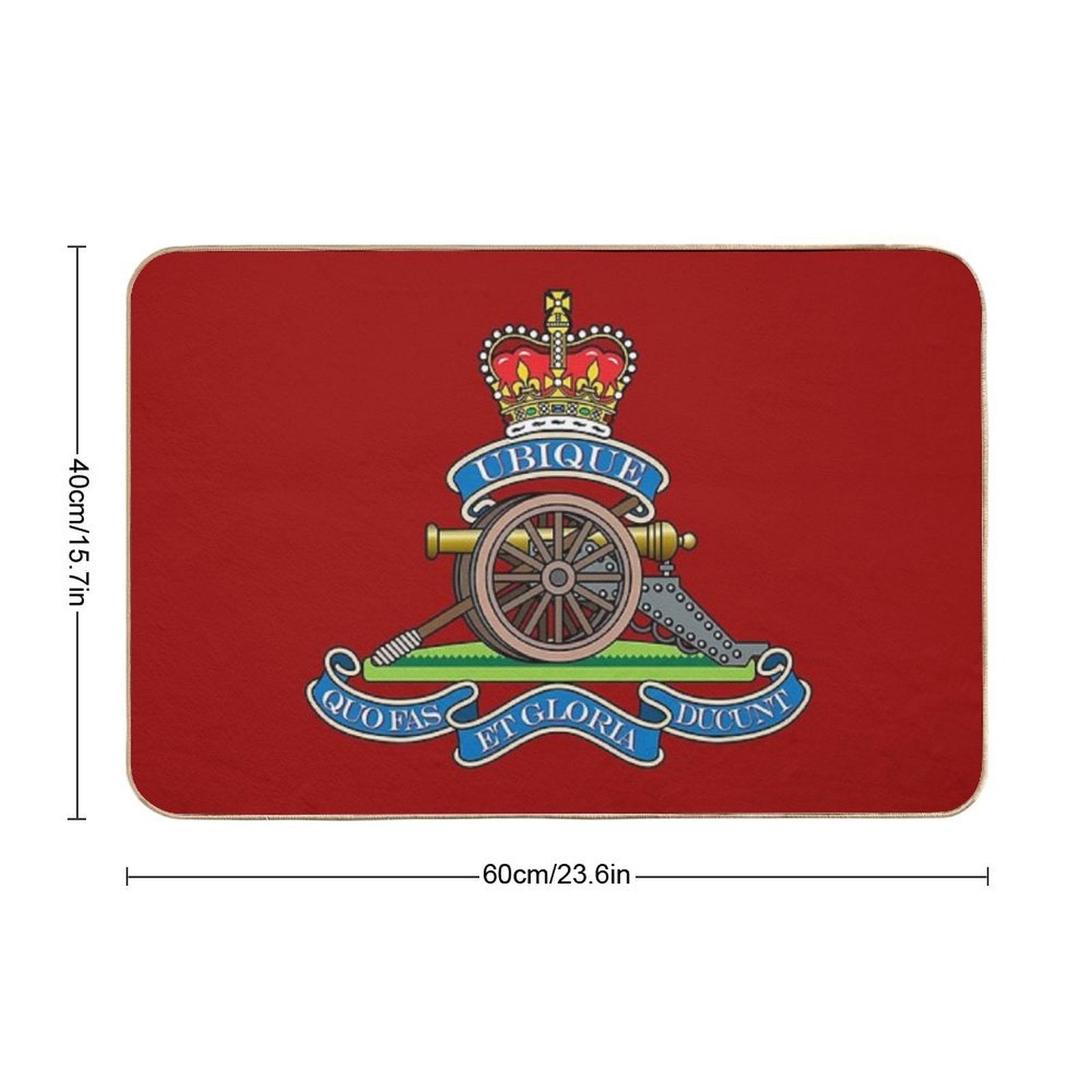 ROYAL REGIMENT OF ARTILLERY  Easy To Clean Bath Mat