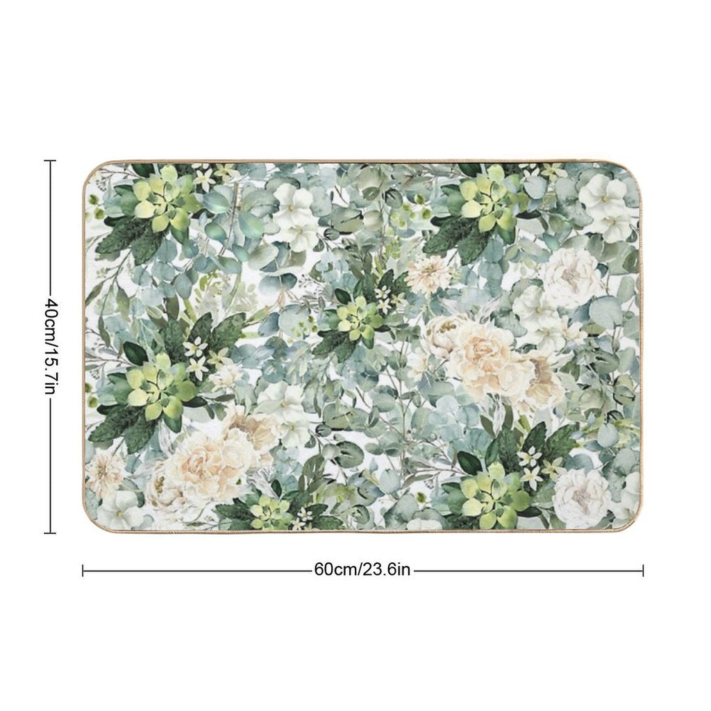 Foliage Burst  Versatile Bath Mat