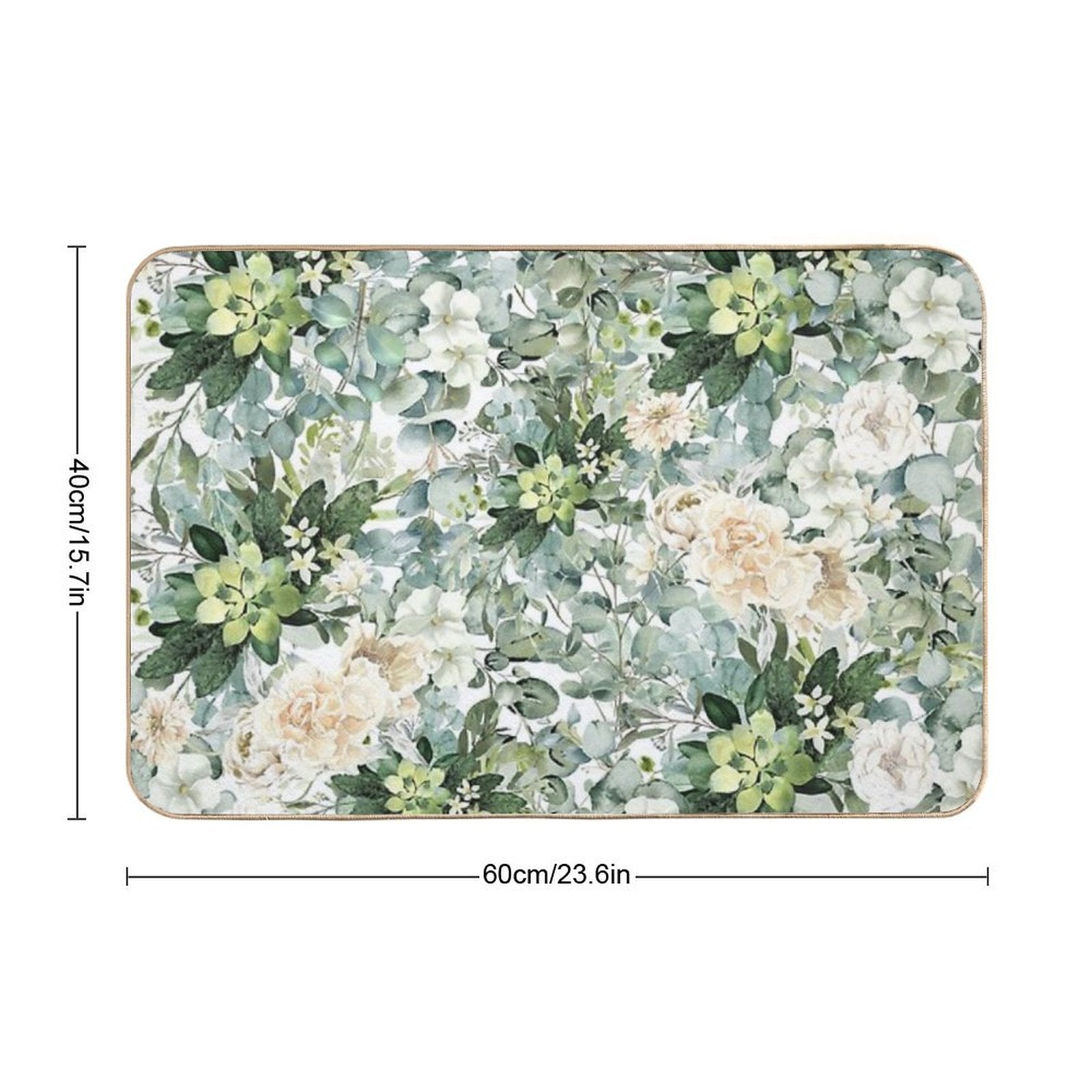 Foliage Burst  Versatile Bath Mat