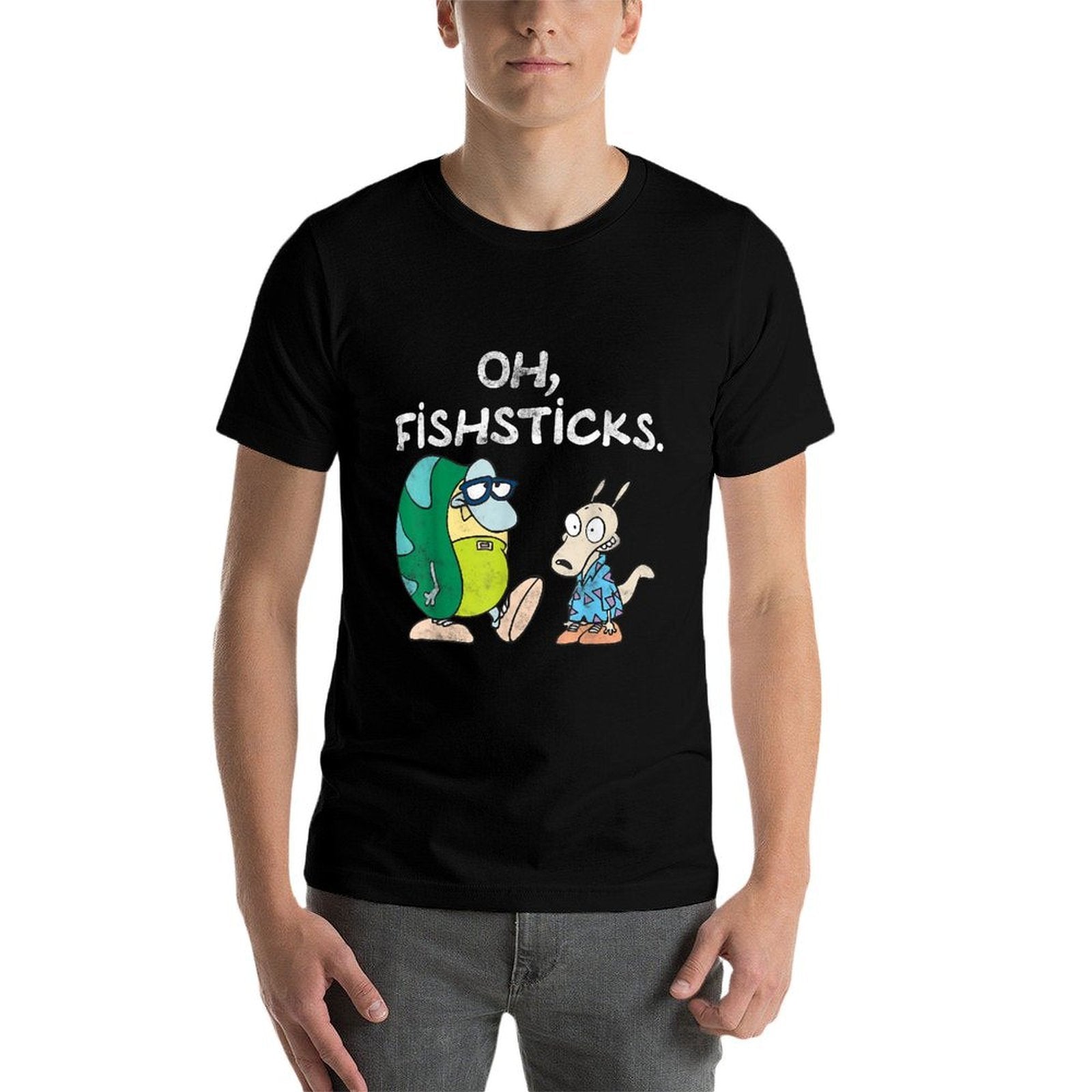Rockos Modern Life Filburt And Rocko Oh Fishticks  Quick-drying T-Shirt