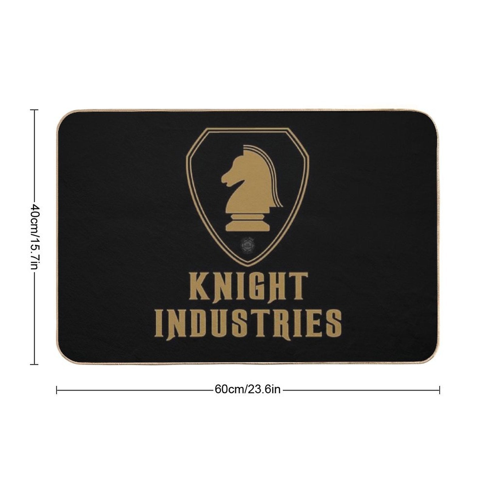 Knight Industries Logo  Eco-Friendly Bath Mat