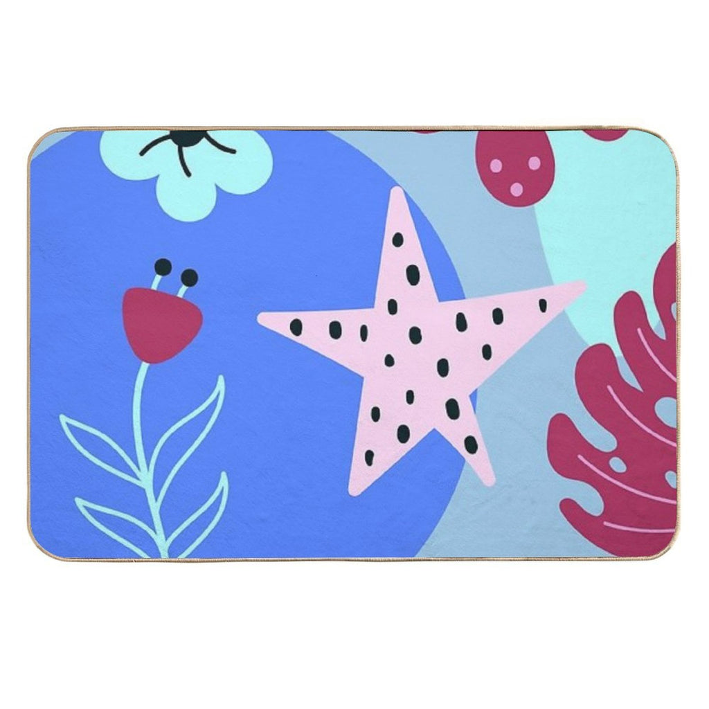 Whimsical Simplicity  Dirt-Trapping Bath Mat