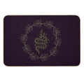 Green Witch Serpent And Wreath Durable Bath Mat