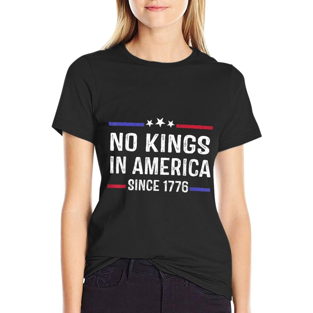 No Kings In America Since 1776 Patriotic USA 4th Of July  Lightweight T-Shirt