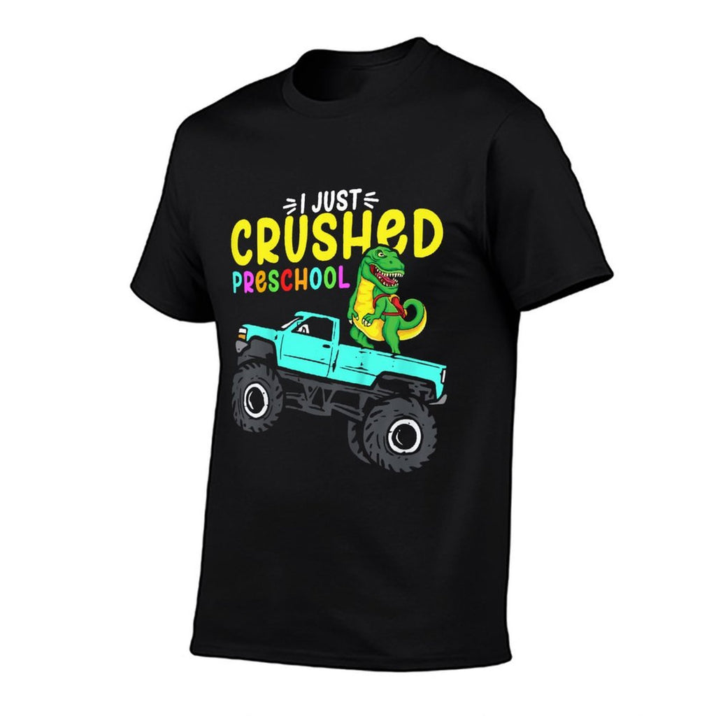 Kids I Just Crushed Preschool Graduation Toddler Boy Trex  Quick-drying T-Shirt