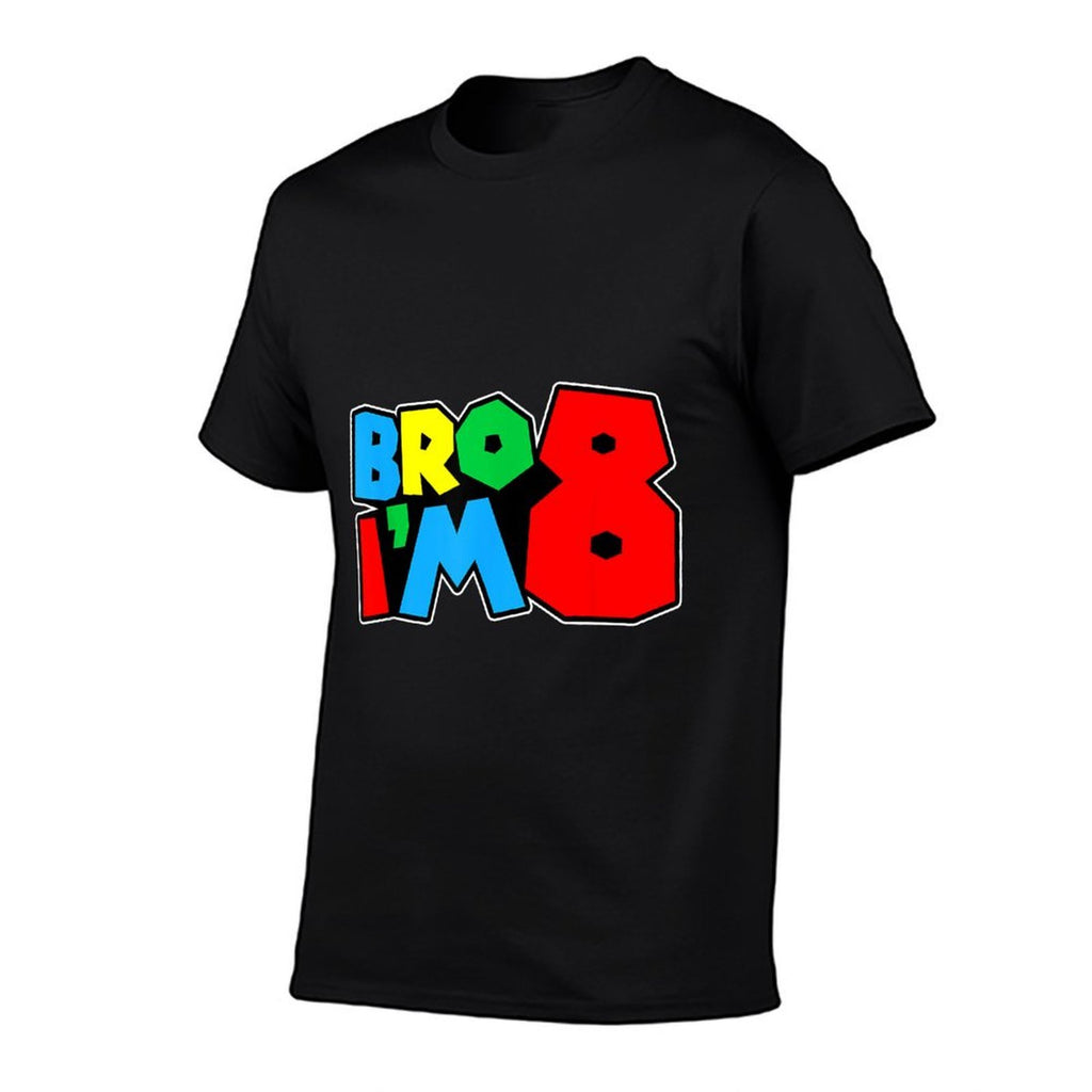8th Birthday Boy Bro I’m 8 Year Old Video Gamer Eight Bday  Soft T-Shirt