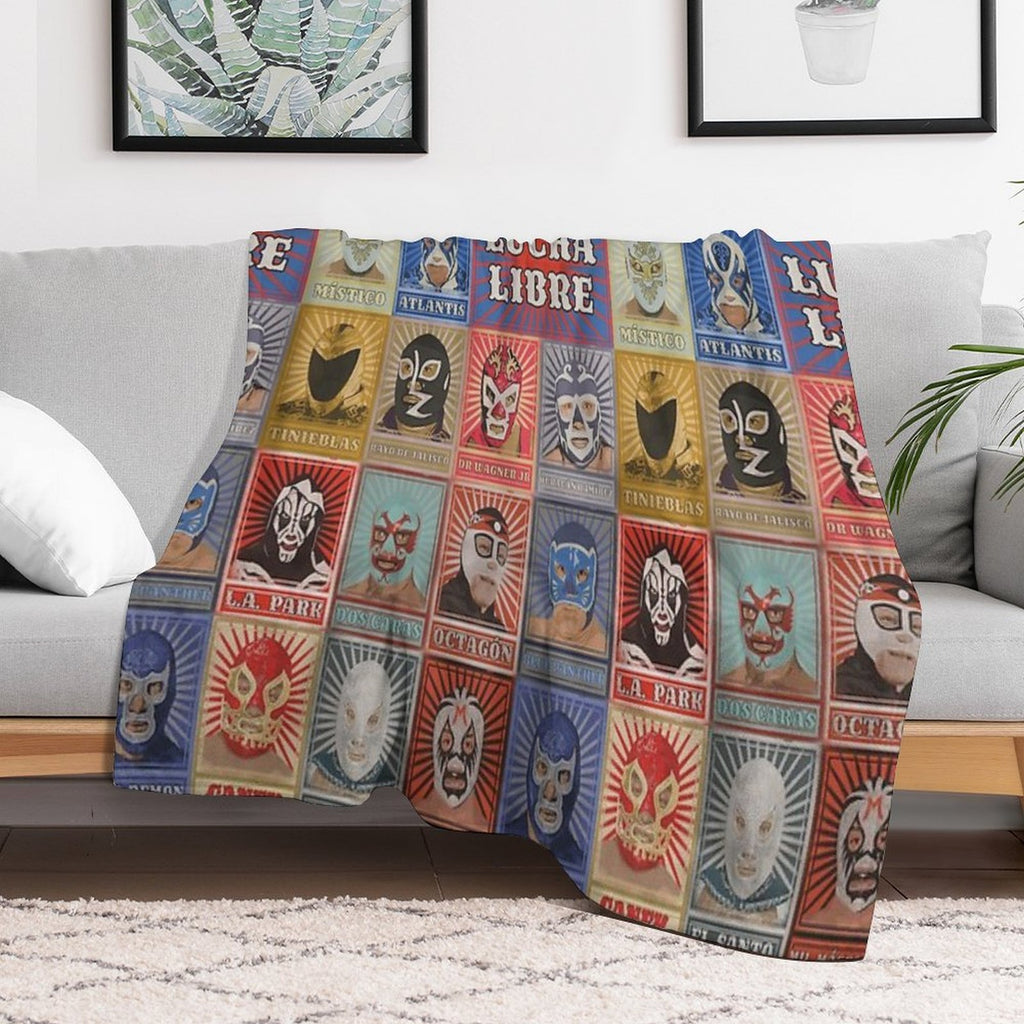 Lucha Libre Legends All-season Throw Blanket