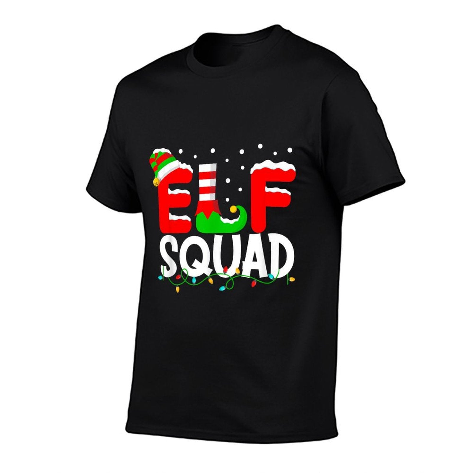 Elf Squad Christmas Matching Family Toddler Boy Girl Funny  Trendy Pattern T-Shirt