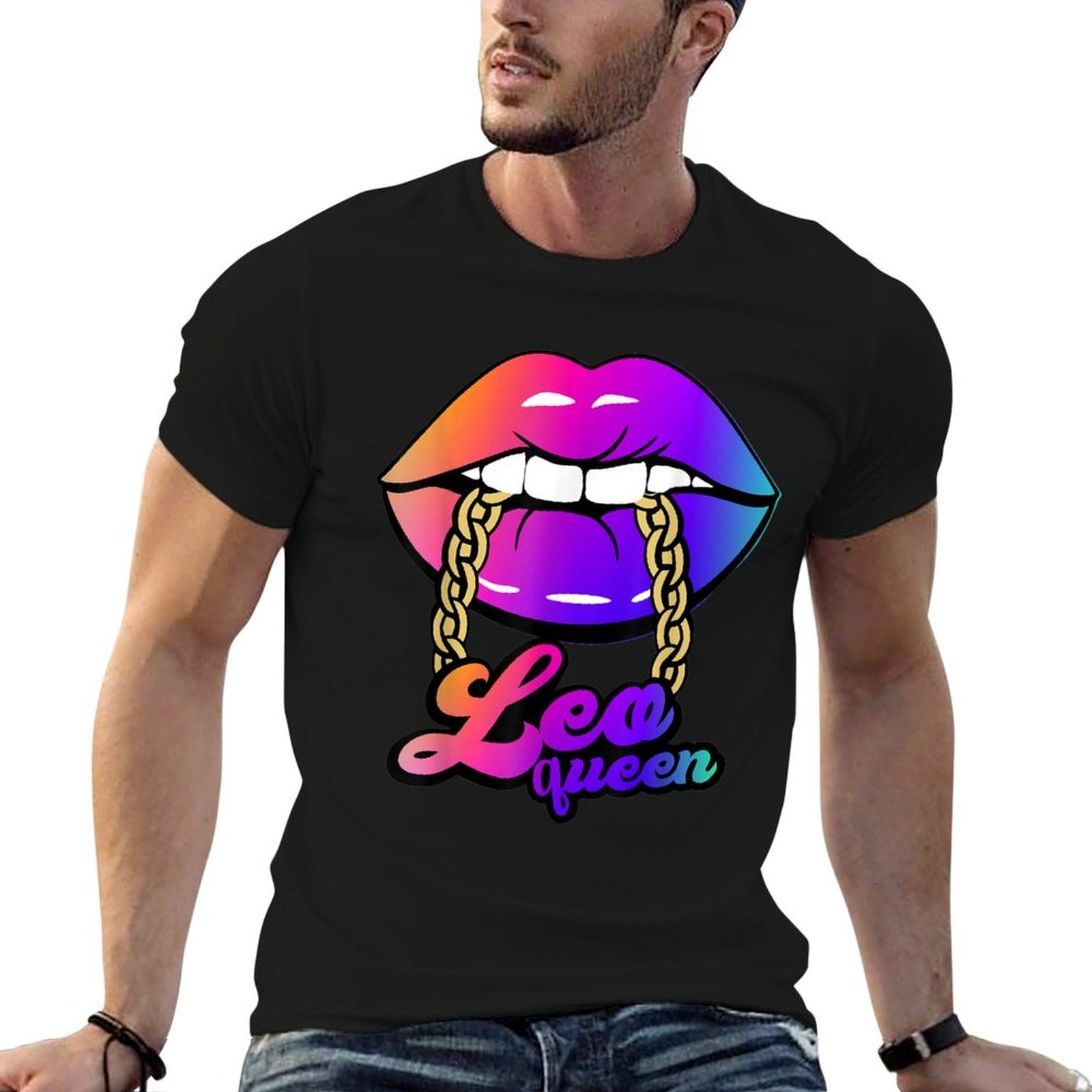 Leo Queen  Tagless Design T-Shirt