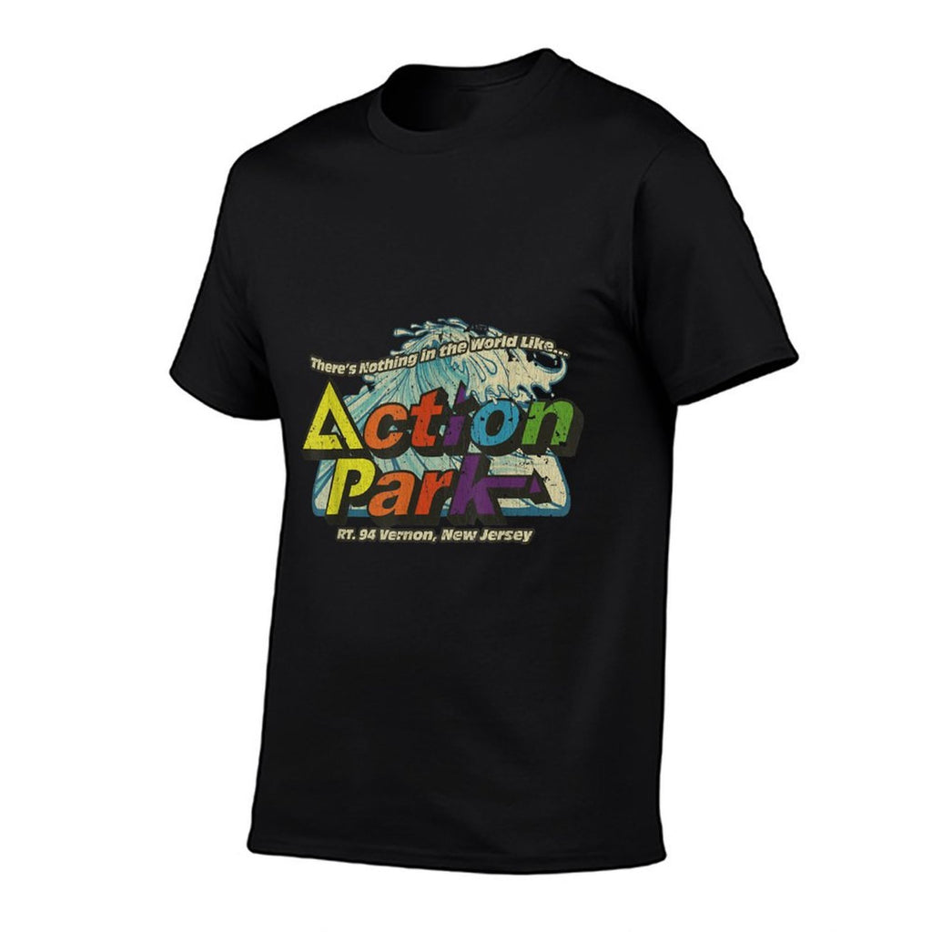 Funny Action Park New Jersey 1978 Vintage  High-quality Stitching T-Shirt
