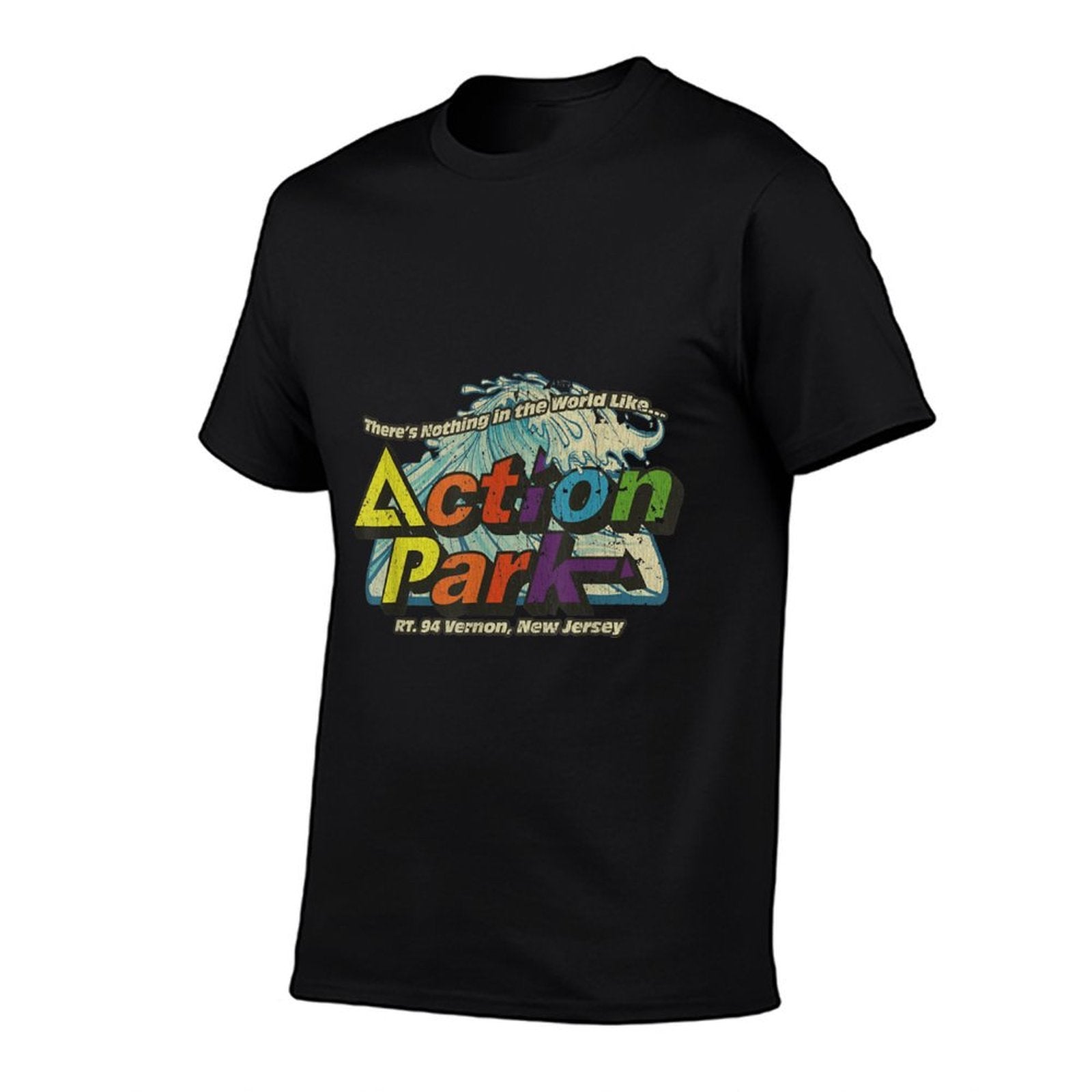 Funny Action Park New Jersey 1978 Vintage  High-quality Stitching T-Shirt