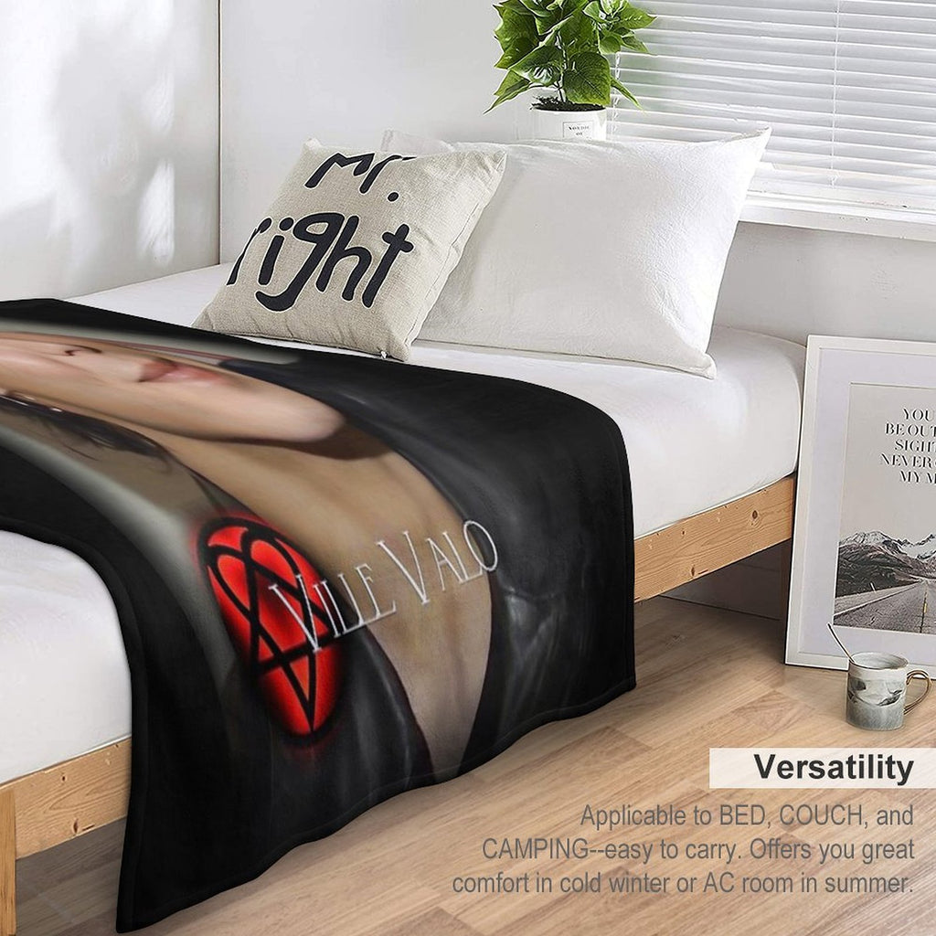 HIM- Ville_Valo_young_ Lightweight Throw Blanket