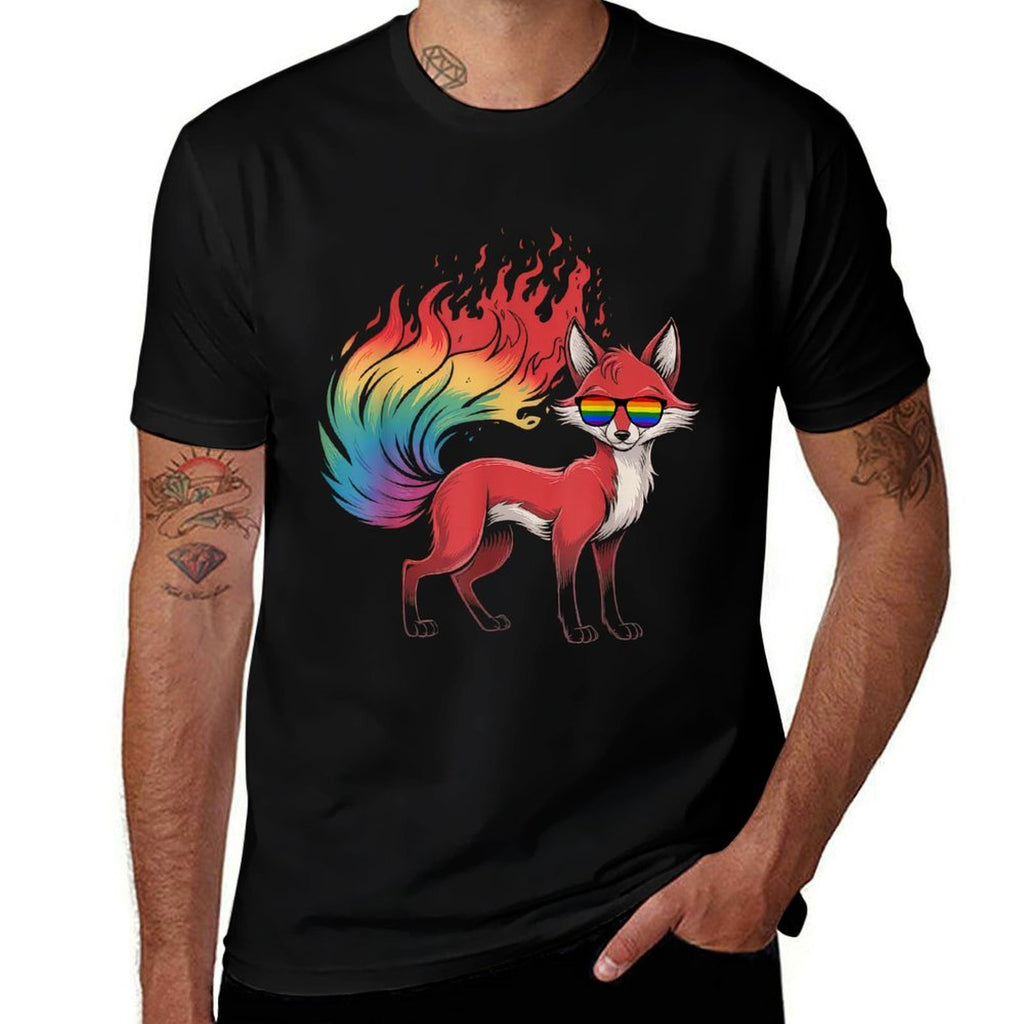 LGBTQ Gift Equality Ally Lesbian Queer Transgender Fox  Classic T-Shirt