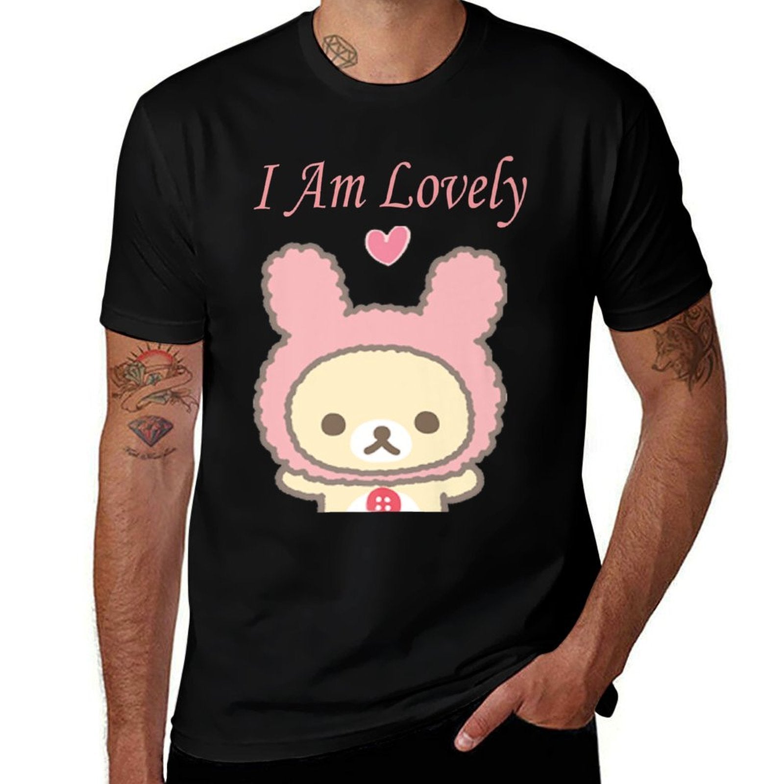 I Am Lovely Kawaii Gamer Bunny Rabbit Pastel Pretty  Durable T-Shirt