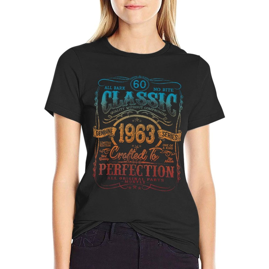 Vintage 1963 Limited Edition 60 Year Old 60th Birthday  Breathable T-Shirt