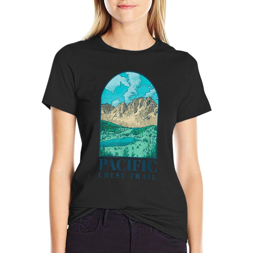 Pacific Crest Trail Scenic Landscape  Relaxed-fit T-Shirt