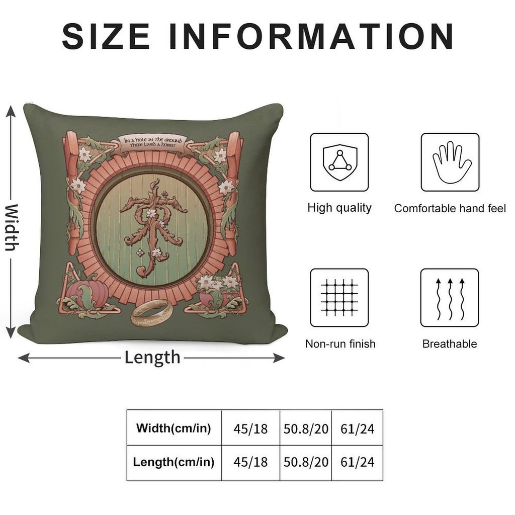 A Hole In The Ground Soft Easy Maintenance Throw Pillow