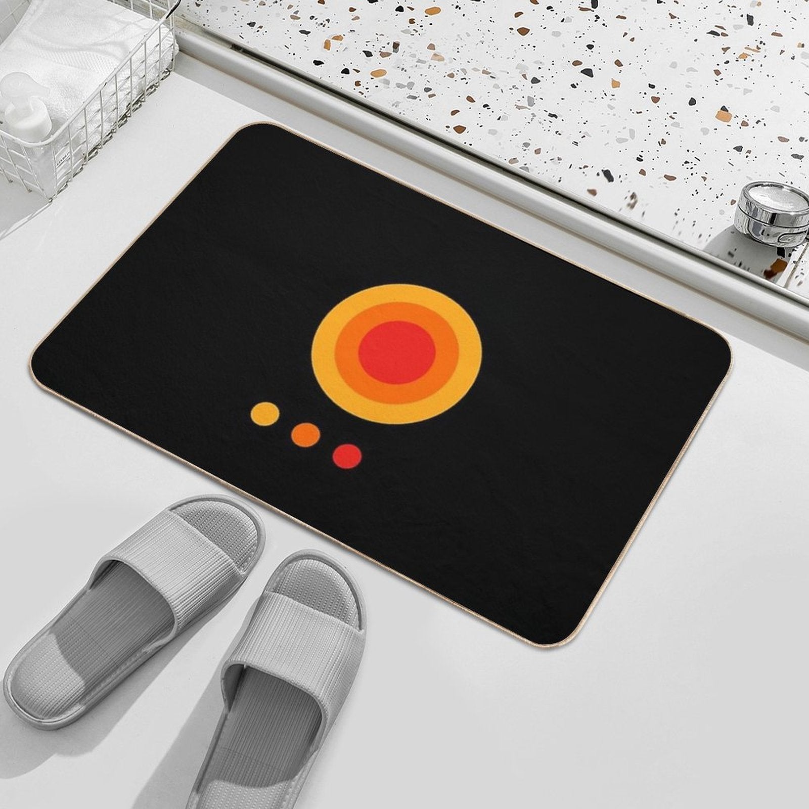 Bauhaus Color  Absorbent Bath Mat