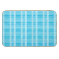 Tartan Ice Blue  Dirt-Trapping Bath Mat