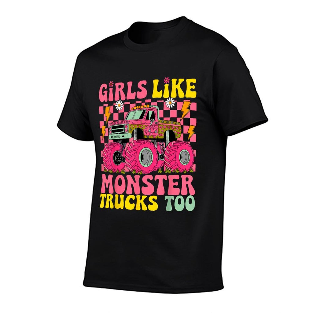 Monster Trucks Girls Like Monster Trucks Too  Odor-resistant T-Shirt