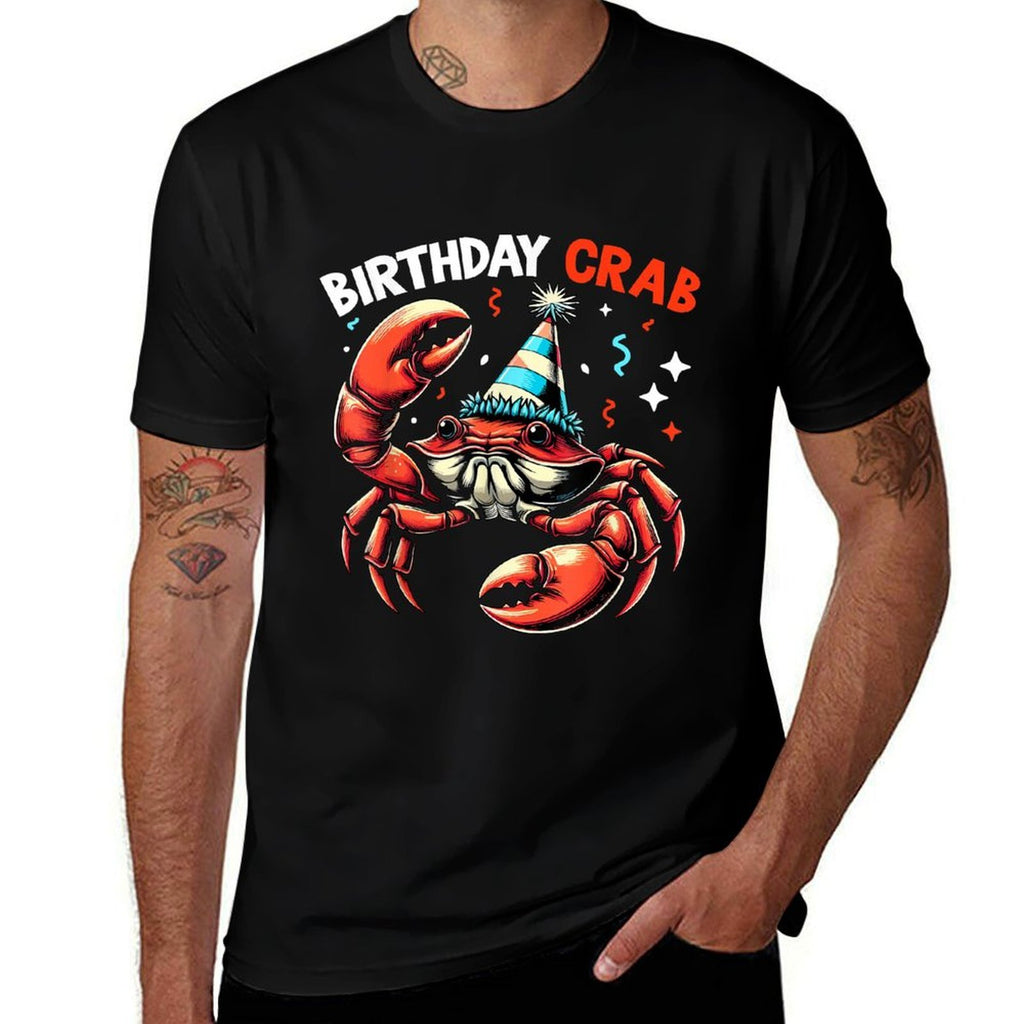Birthday Crab - Crustacean Animal Lover Beach Seafood  Soft T-Shirt