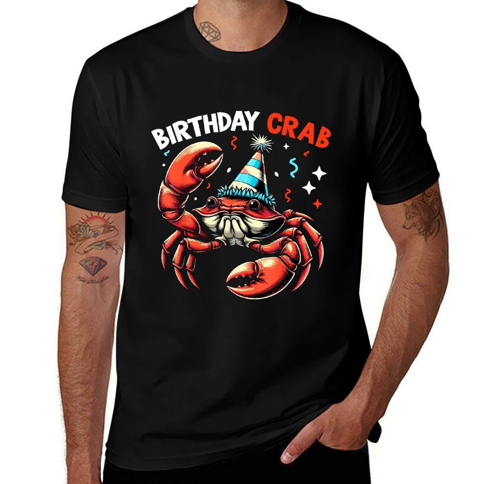Birthday Crab - Crustacean Animal Lover Beach Seafood  Soft T-Shirt