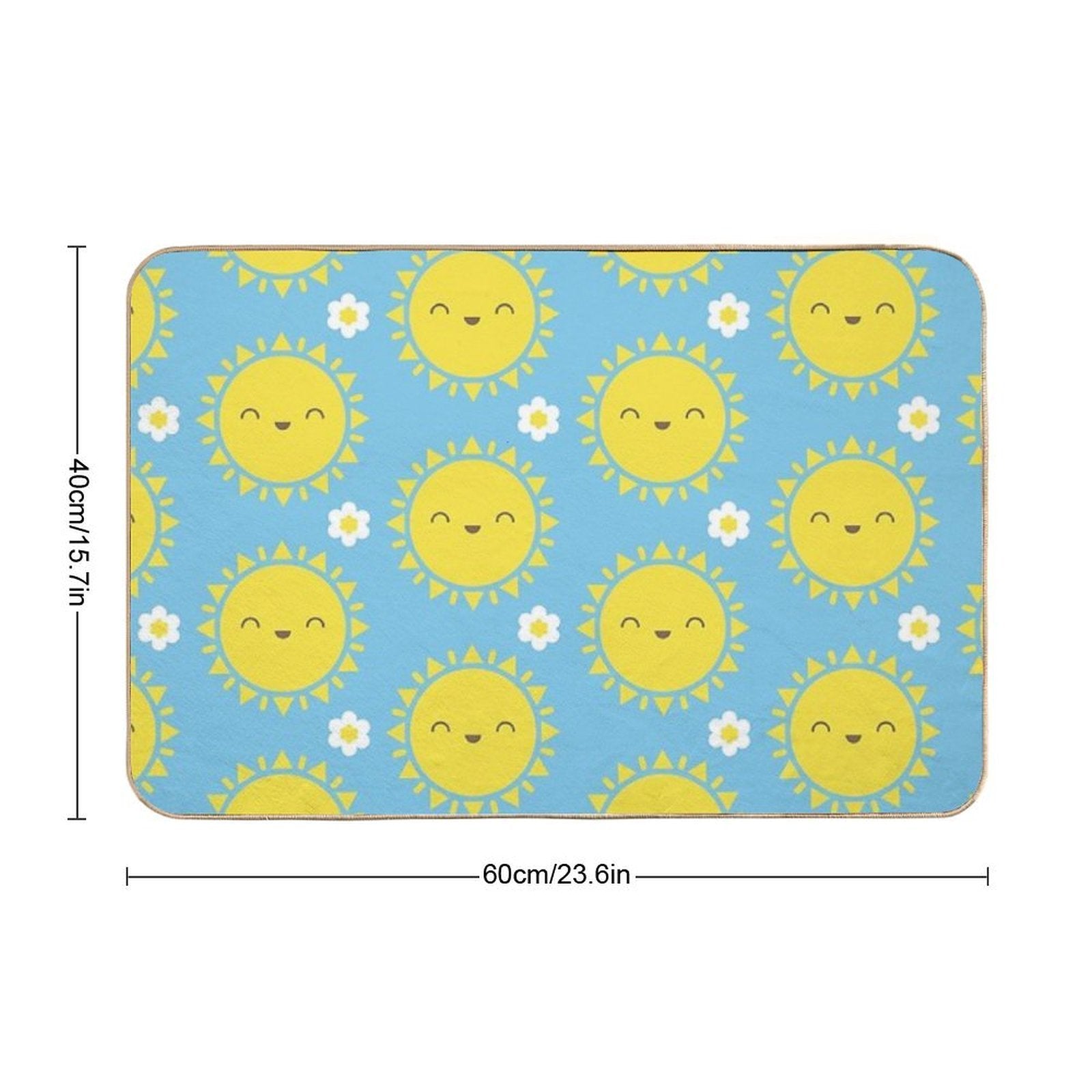 Kawaii Sunny Days  Long-Lasting Bath Mat