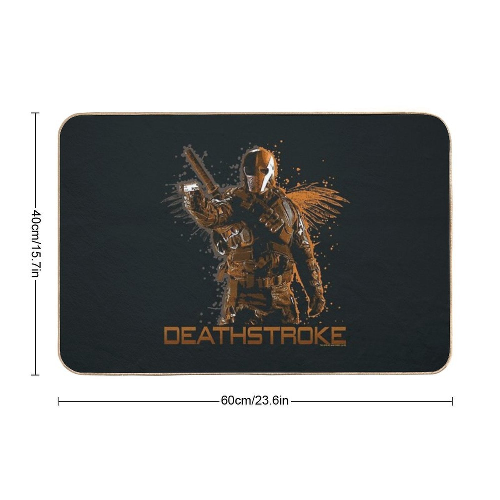 ARW128_Arrow Deathstroke  Pet-Safe Bath Mat