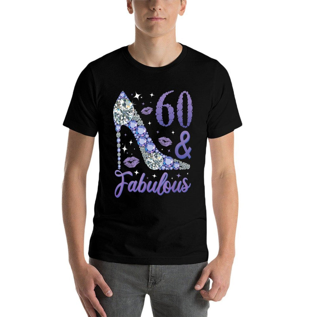 60 And Fabulous Stepping Into My 60th Birthday  Polyester Blend T-Shirt