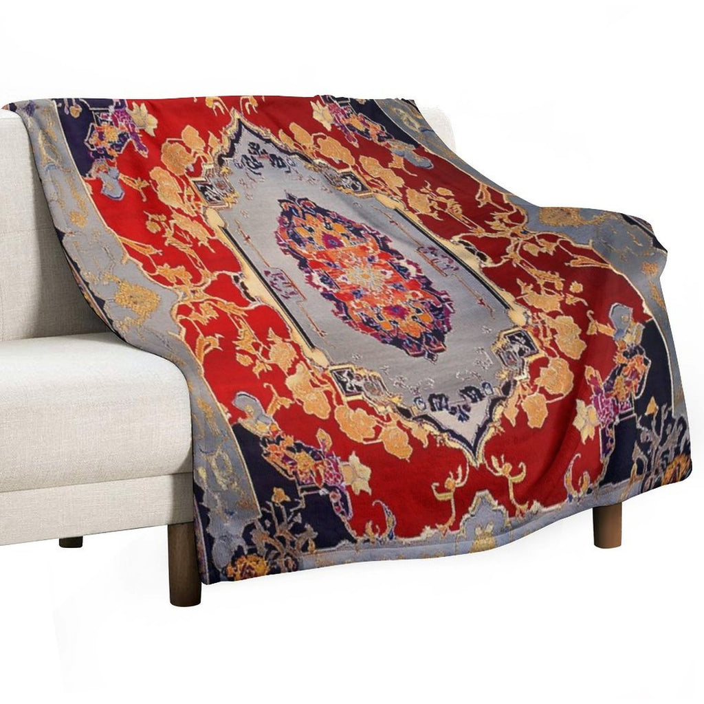 Oriental Emperor Chinese Royal Carpet Durable Throw Blanket