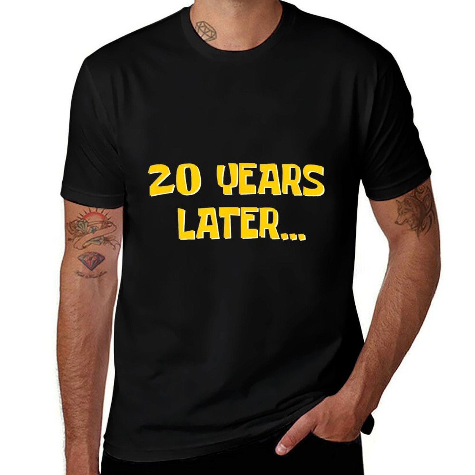 20 Years Later Funny Gen Z Millennial 20th Birthday  Wrinkle-resistant T-Shirt