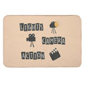 Lights Camera Action! Old Hollywood Movie  Easy To Clean Bath Mat