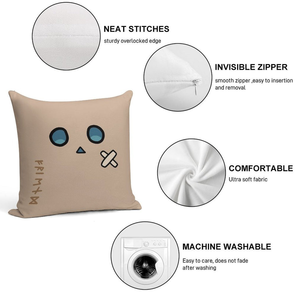 Friend - Nanashi Mumei Mascot △ - Hololive #HoloCouncil Soft Multiple Sizes Throw Pillow