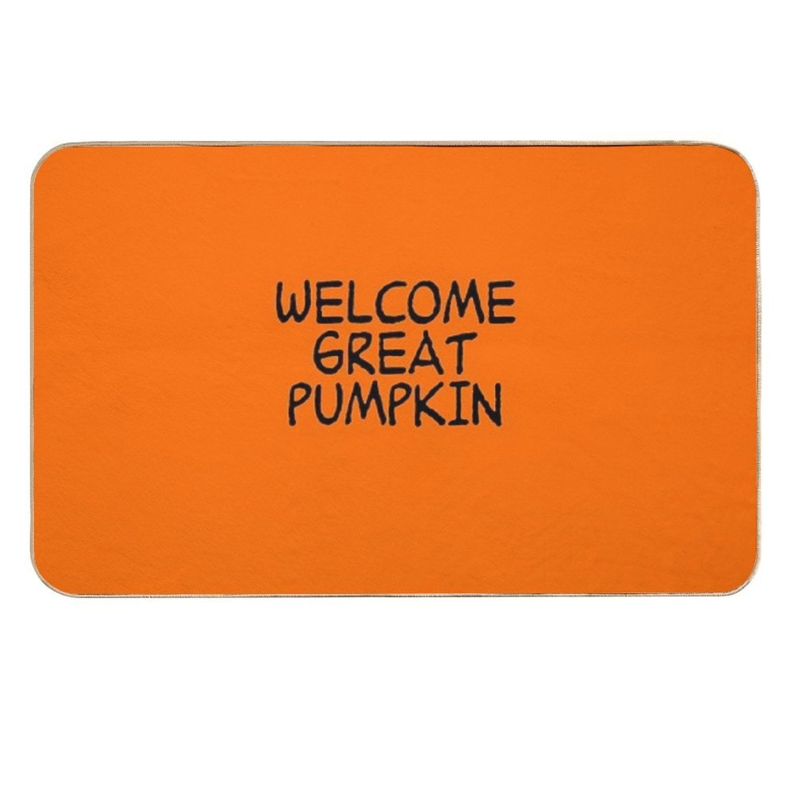 Welcome Great Pumpkin  Pet-Safe Bath Mat