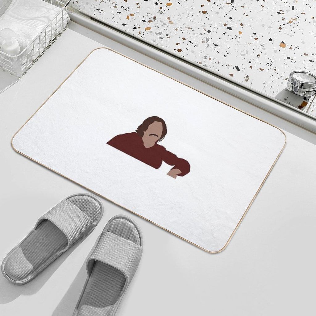 College Nick from New Girl  Dirt-Trapping Bath Mat