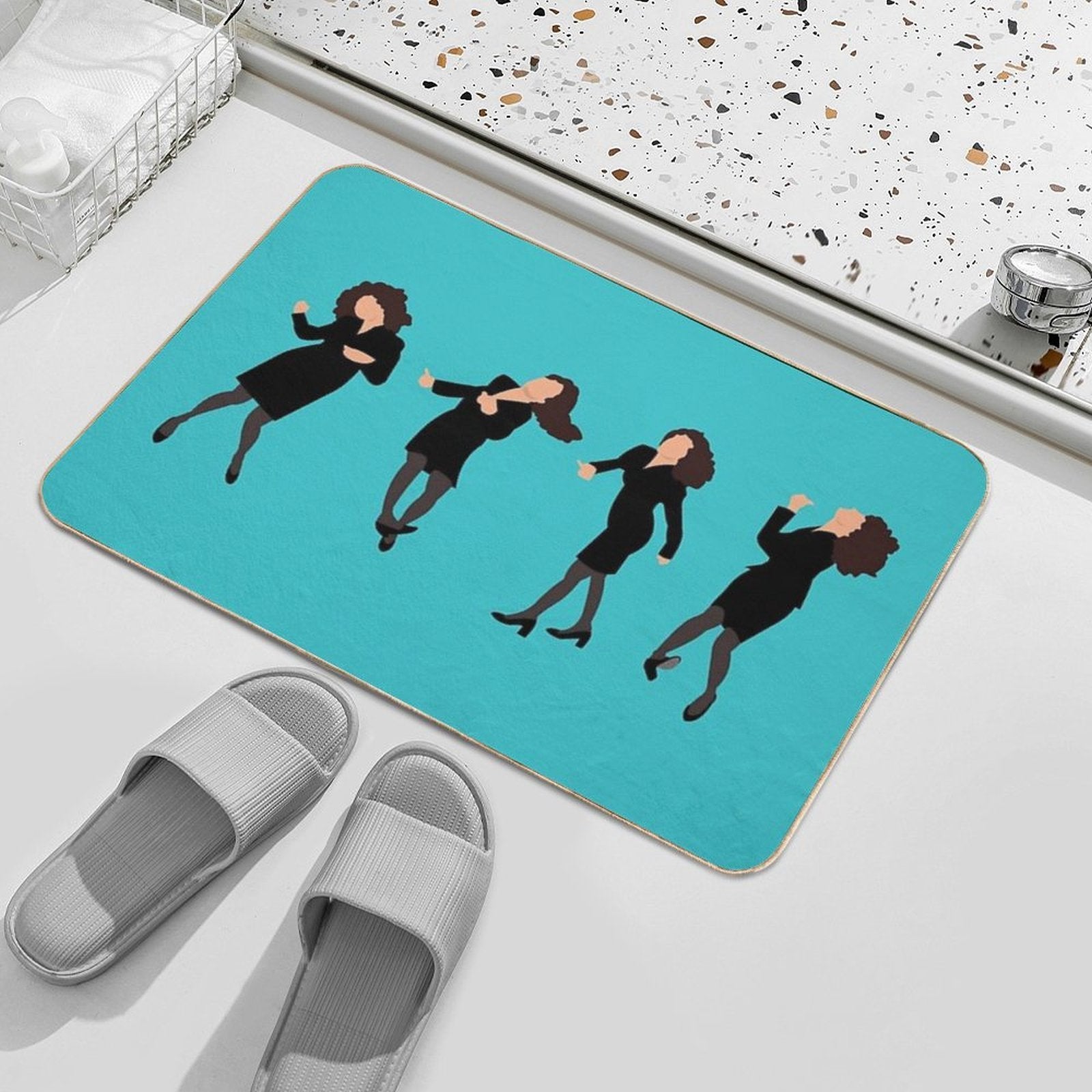 Little Kicks  Dirt-Trapping Bath Mat