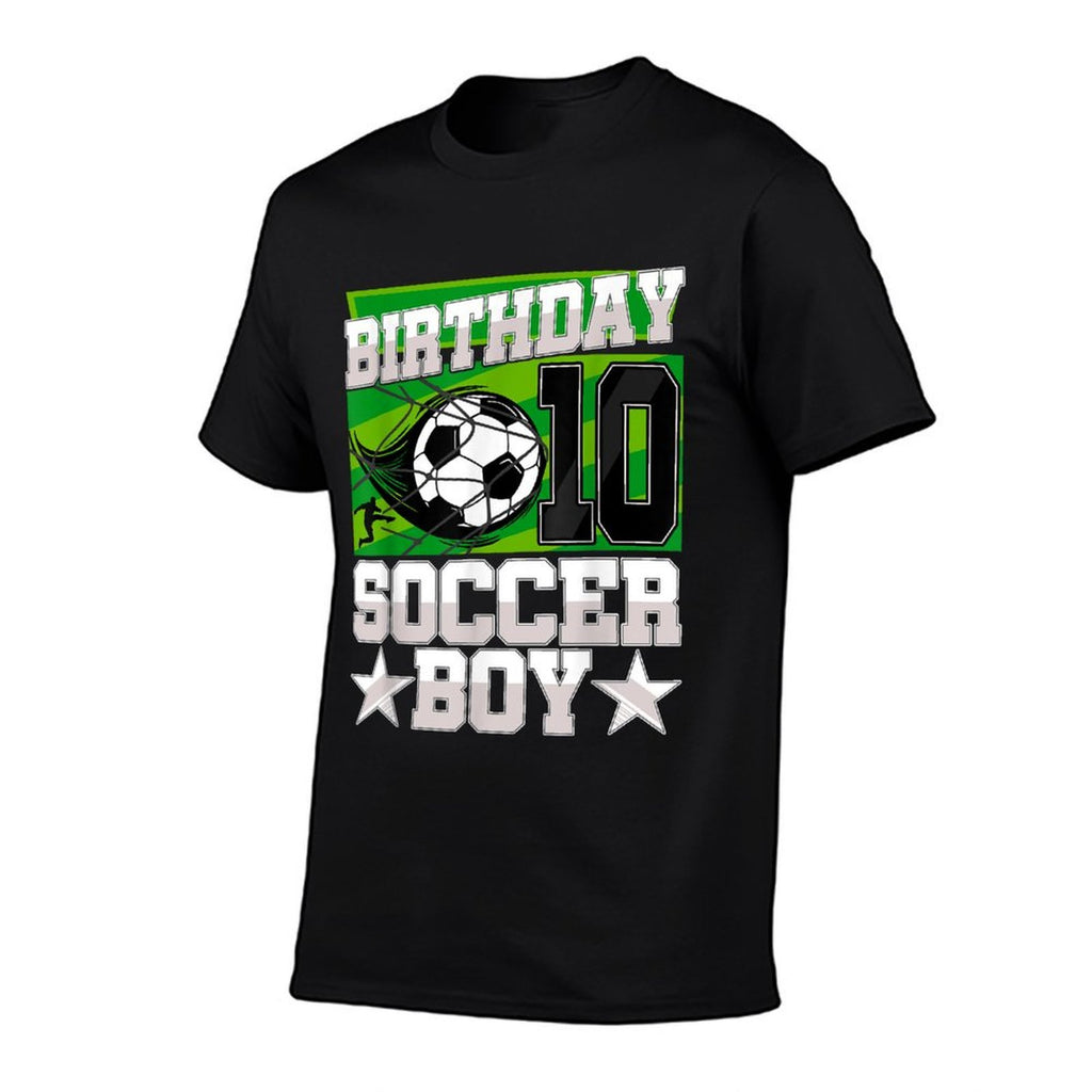Soccer Birthday Party - 10th Birthday Boy 10 Years Old  Versatile T-Shirt