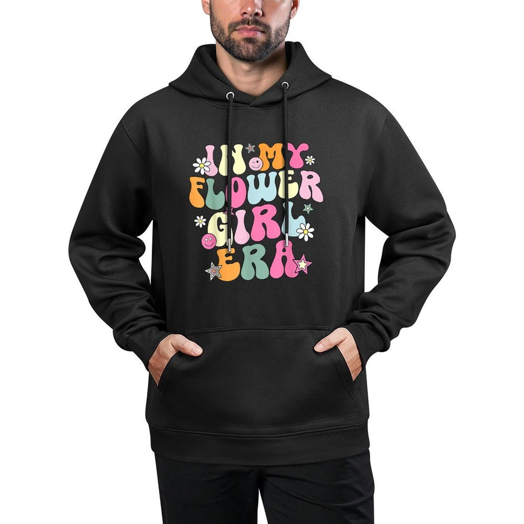 In My Flower Girl Era Retro Groovy Flower Girl Funny Cute Colorfast Hoodie