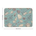 Shells Design  Fade-Resistant Bath Mat