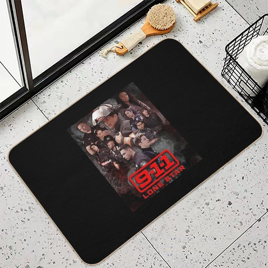 911 Lone Star - Cellular  Long-Lasting Bath Mat