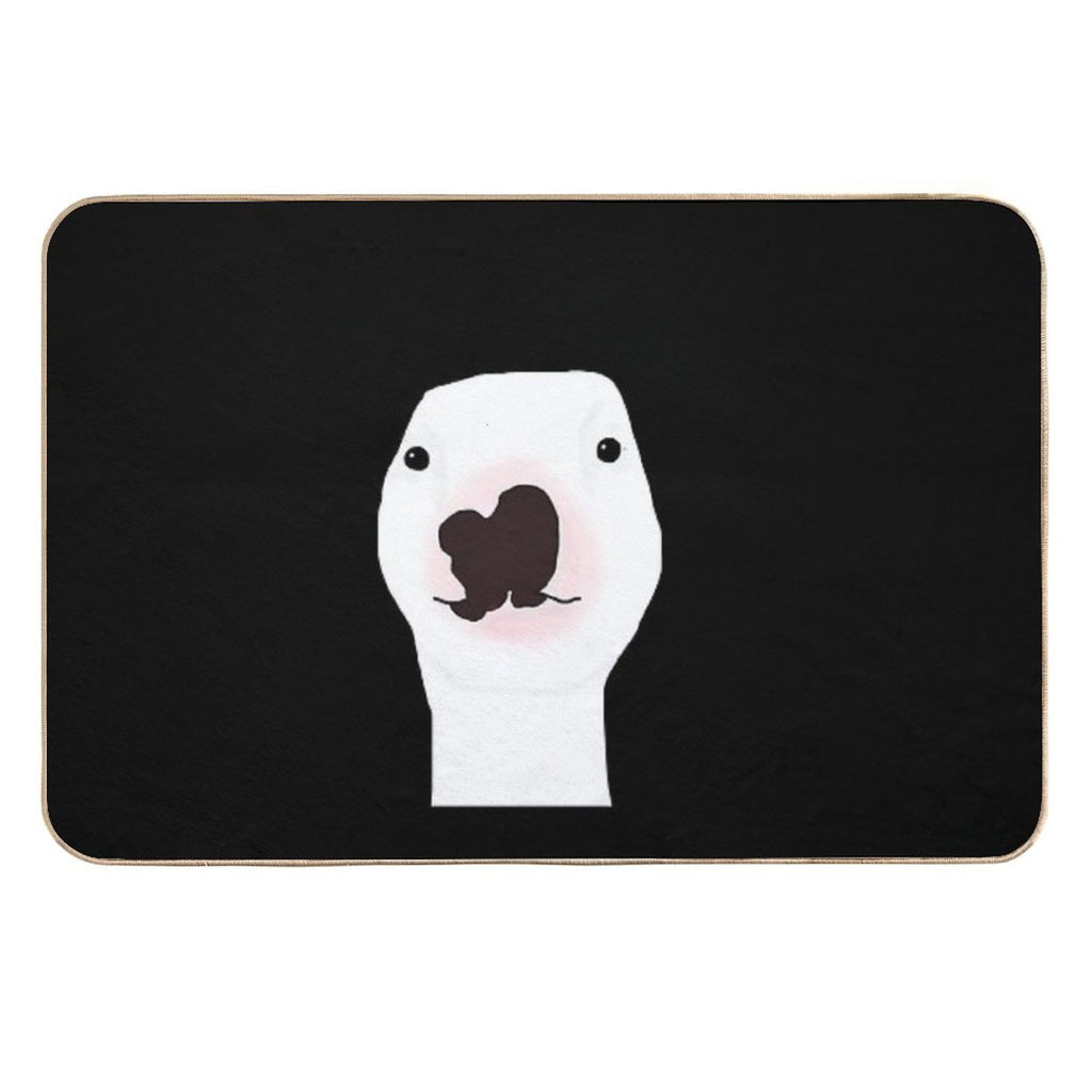 Walter The Bull Terrier  Odorless Bath Mat