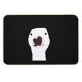 Walter The Bull Terrier  Odorless Bath Mat