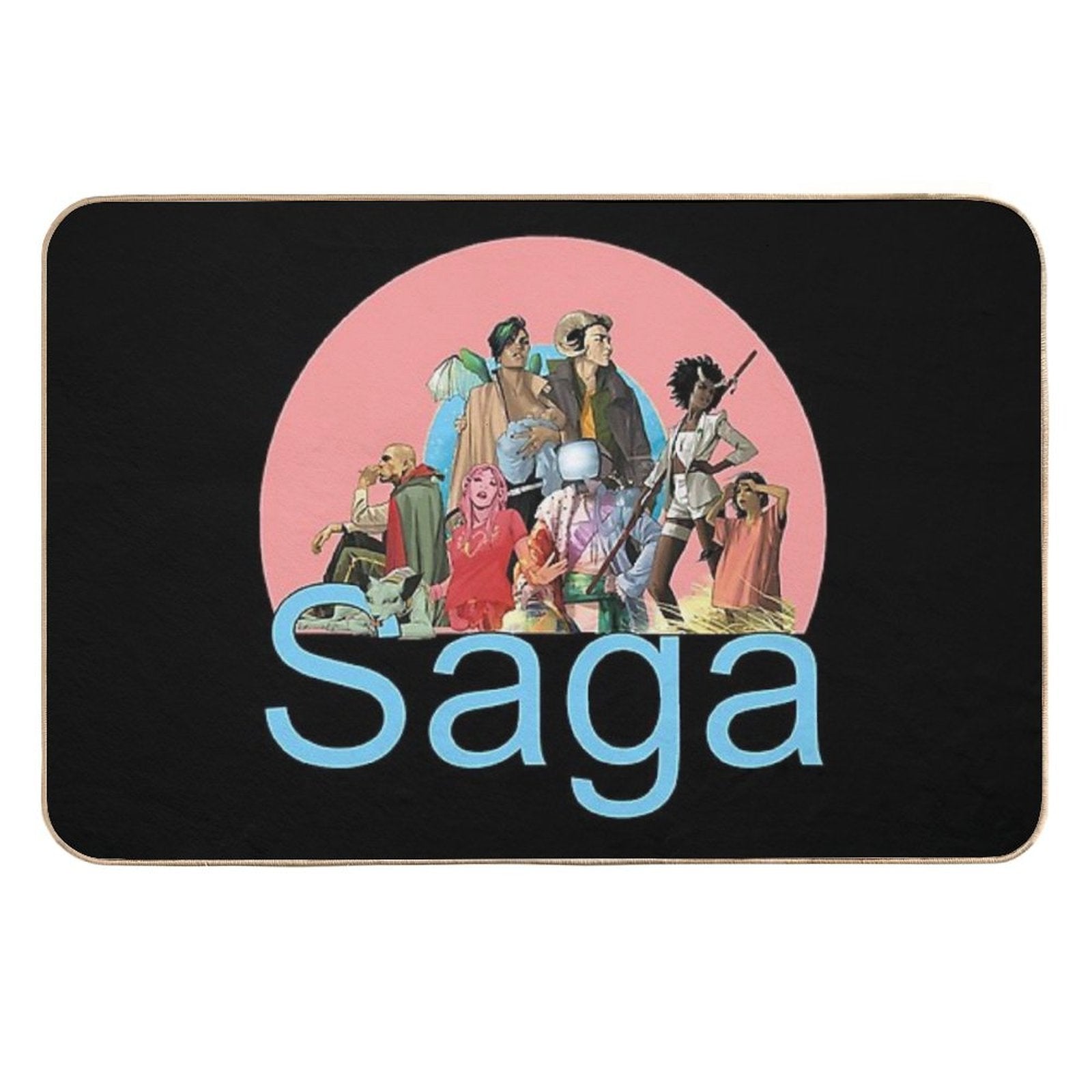 Entire Saga Durable Bath Mat