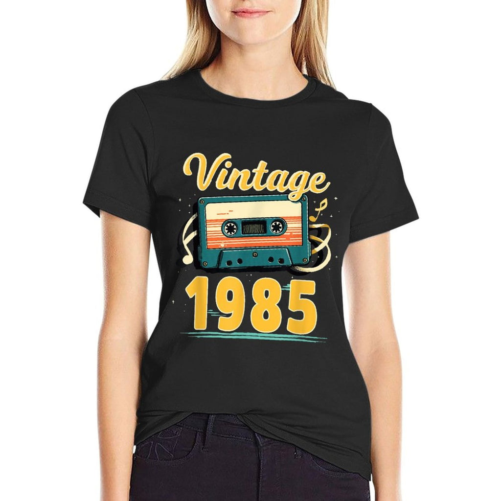 40th Birthday Gifts for Men Women Born in 1985 Retro Vintage  Lightweight T-Shirt