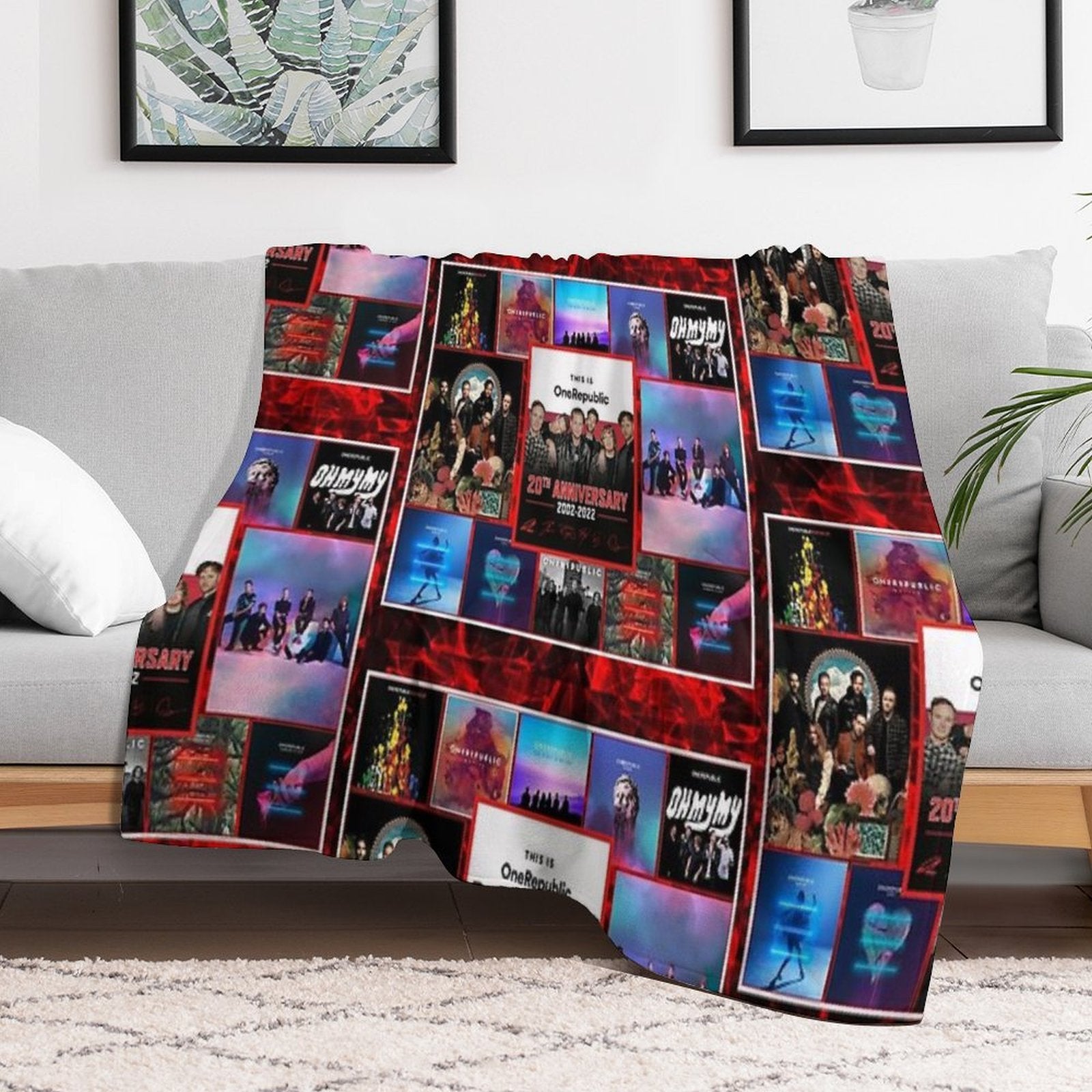 Greatest Albums 20th Anniversary 2002-2022 Multi-functional Throw Blanket