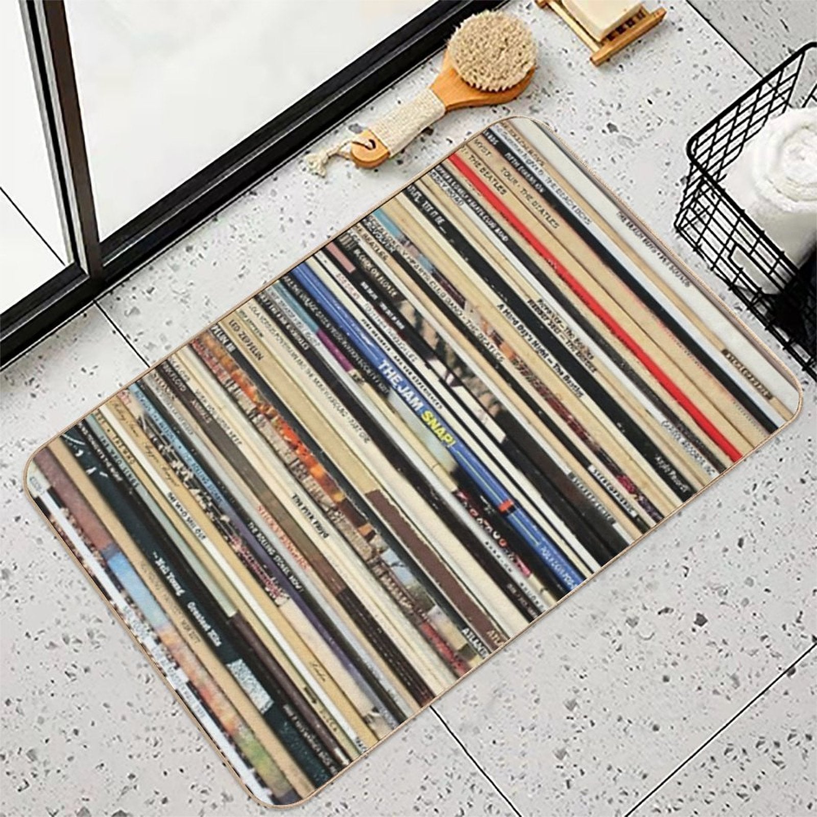 Classic Rock Vinyl Records  Anti-Trip Bath Mat