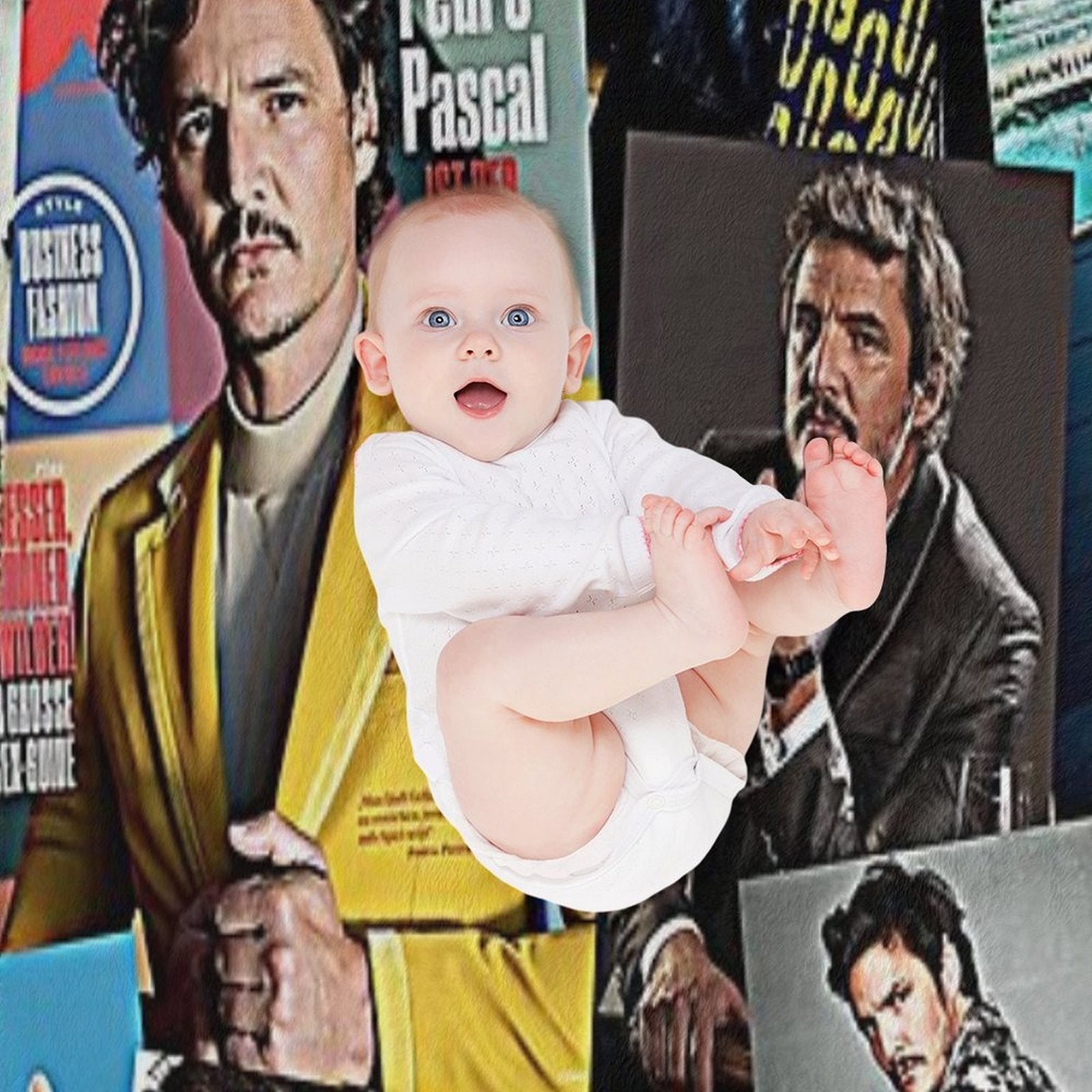 Pedro Pascal Lightweight Throw Blanket